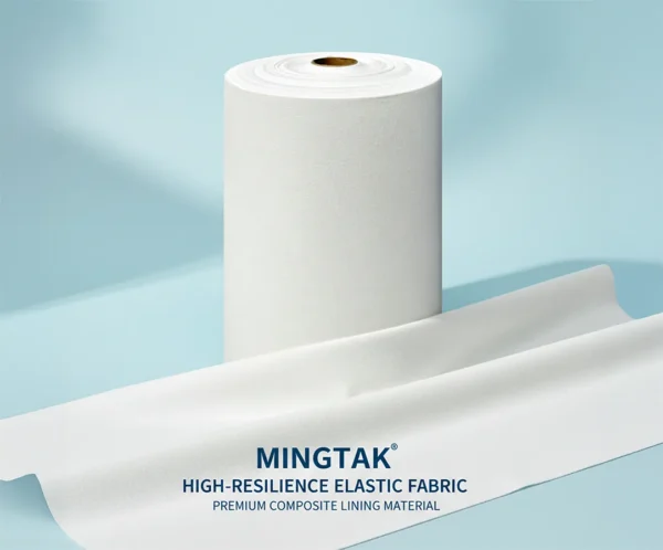 Mingtak high resilience inner support elastic fabric roll for packaging lining