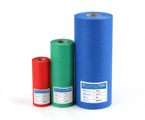 Spunbond Non-woven Fabric for Membrane Backing Mingtak Spunbond Non-woven Fabric roll for membrane backing and lamination substrate