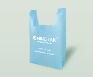 Mingtak Non-woven Vest Shopping Bag eco-friendly supermarket packaging