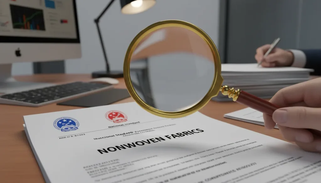 Schematic diagram of the new national standard documents for China's nonwoven industry